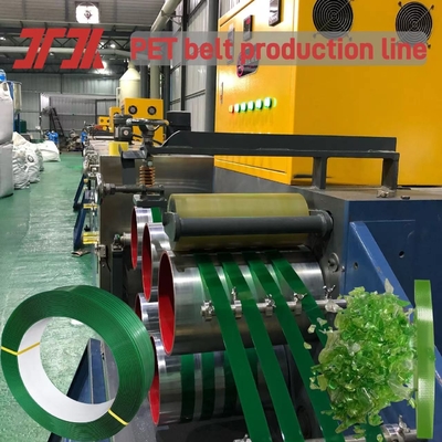 Weiterentwickelte Technologie: Extrusionslinie für PET-Streifen mit sauberer Wickelung mit einer Breite von 9-32 mm