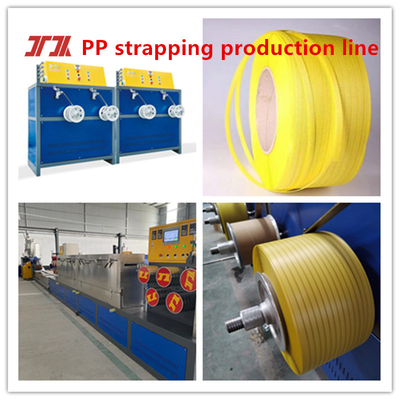 Lieferung von Kunststoffmaschinen PP-Strapper-Produktionslinie Automatische Wickelmaschine SKD-11