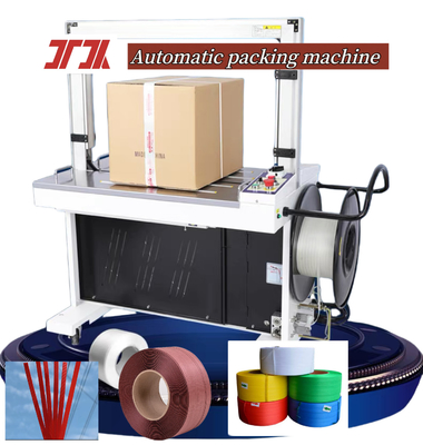 Automatische Plastik-PP-Gurtmaschine Vollautomatische Gurtmaschine Hochplattform-Gurtmaschine Karton-Gurtmaschine Für 1,8 Sekunden/Streifen