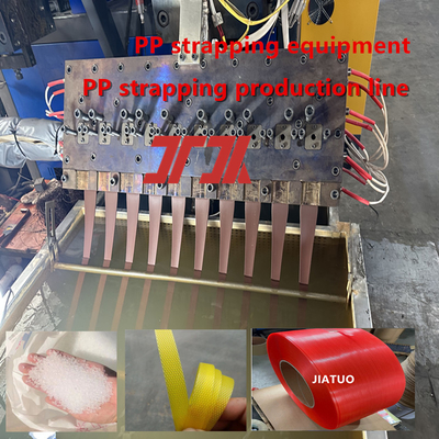Einzelschraub 4 Hohlraum PP Band Extrusionslinie PP Band Herstellungsmaschine Hochgeschwindigkeit 4 Hohlraum PP Band Herstellungsmaschine