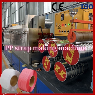 PP-Bandherstellungsmaschine, Herstellung von 5-19 mm Breite, gute Geradheit, mit SPS-Steuerungssystem