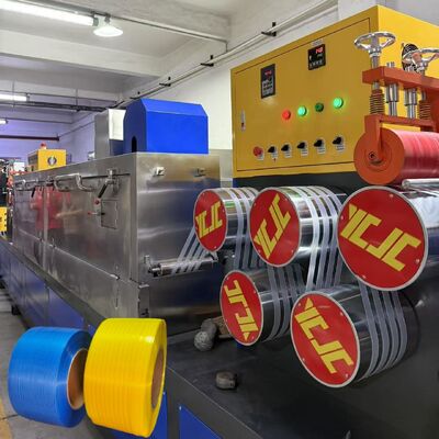 260 kg/h PP-Bandherstellungsmaschine für Verpackungsbänder für Kartons mit Non-Stop-Siebwechsler