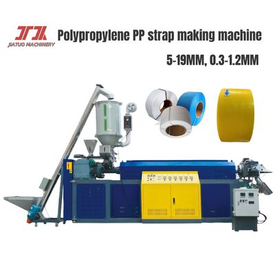 380V 50HZ PP-Gurtbandmachmaschine Zwillingschraube 100kg/h für 100% recyceltes Material