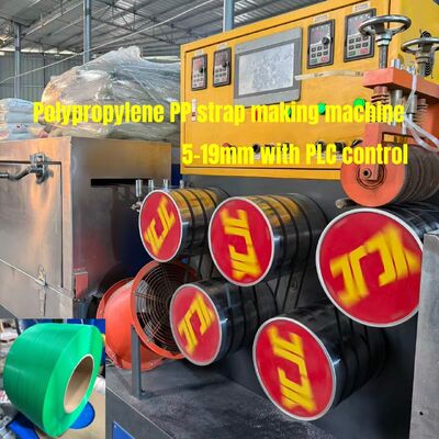 5-19mm PP-Plastik-Sandwich-Streifen-Herstellmaschine mit automatischer Wickelmaschine
