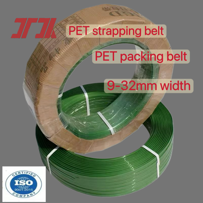 Grünes PET-Umreifungsband, 16 mm, automatisches PET-Verpackungsband, PET-Band für automatische Umreifungsgeräte