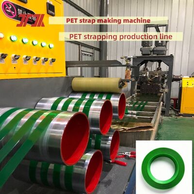 16 mm PET-Streifenmaschine automatische PET-Streifenherstellung Maschine mit 100% PET-Flaschen Flachmaterialproduktion