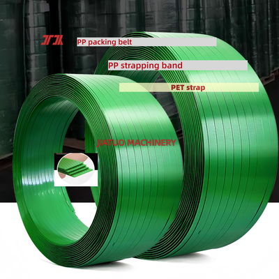 Automatisches Hochgeschwindigkeits-16-mm-PET-Verpackungsband mit PET-PP-Umreifung und langlebigem Verriegelungsmechanismus