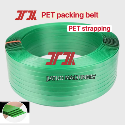 PET-Gurt, grüner PP-Gurt, PET-Gurt, 12 mm-PET-Verpackungsgurt, für Pneumatische Gurtmaschine