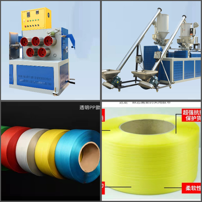 Plc-Steuerung Plastik-pp. den Bügel-Band-Band-Extruder verpackend, der Maschine herstellt