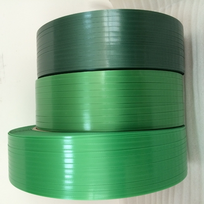 16-25mm grünes HAUSTIER, das verpackenden Plastikgurt für großer Kasten-schwere Maschinen-Maschinen-Verpackung gurtet