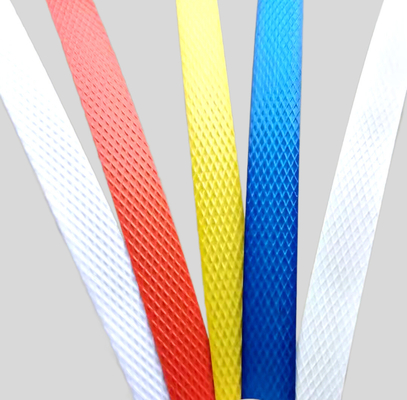 Bunter prägeartiger Polyester-verpackender Gurt-Palette Plastik-HAUSTIER Plastikbügel für Fracht-Verpackung
