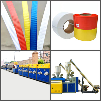 Einschnecken-PP-Bügelband-Extrusionslinie PP-Bügelherstellungsmaschine