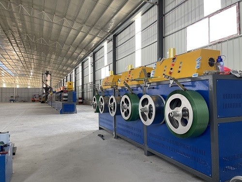 100% aufbereitete Flaschen-Flocken materielle PLC-Steuerbügel-Geschwindigkeit 250m/min