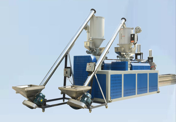 5-19mm Doppel-Schrauben-PP-Sandwich-Gurt-Herstellungsmaschine mit SPS-Steuerung