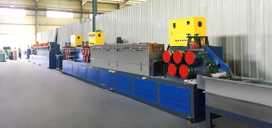 4000L Vortrocknungsmaschine für PET-Streifen mit 3 Linien für Tabak und Papier