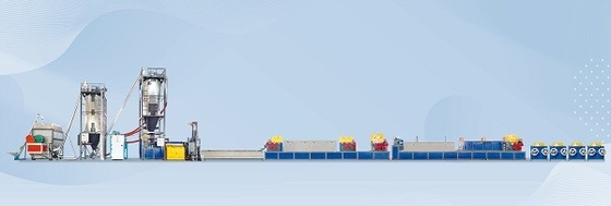 Plc-Steuer-HAUSTIER Bügel-Verdrängungs-Linie 580-620KGS/H HAUSTIER Bügel, der Maschine herstellt