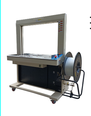 Spannungs-halbautomatische Umreifungsmaschine des Karton-Kasten-350W halb automatische der Umreifungsmaschine-60KG für Plastik-pp.-Bügel