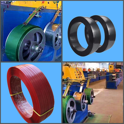 5-19 mm Breite PET-Streifenherstellungsmaschine mit Doppelstation für Schwerlastanwendungen