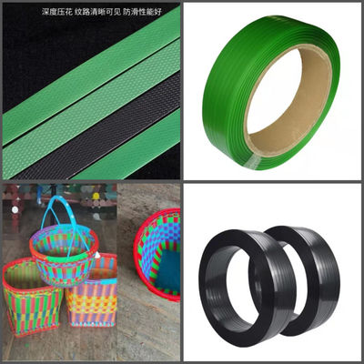 5-19 mm Breite PET-Streifenherstellungsmaschine mit Doppelstation für Schwerlastanwendungen