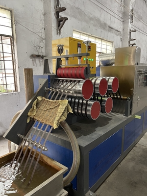5-19 mm angepasste Polyethylen-PP-Verpackungsgürtelmachmaschine mit PLC-Steuerungssystem und automatischem Winder