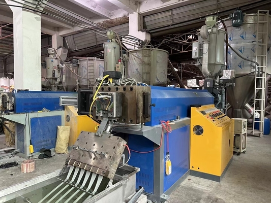 PP-Recycling-/Neumaterial-Polypropylen-Umreifungsmaschine mit Siemens-SPS-Steuerung