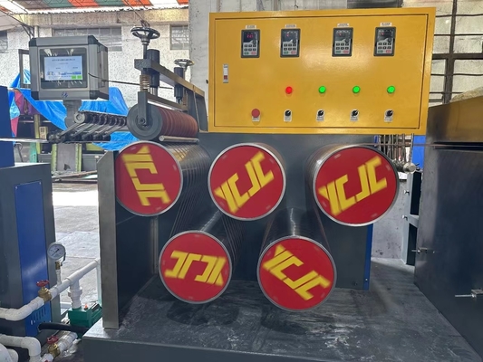 Einzelschraubende PP-Gürtelmachmaschine 1 bis 4 Polypropylen-Gürtel Extrusionslinie Einfache Bedienung und Wartung PP-Gürtel