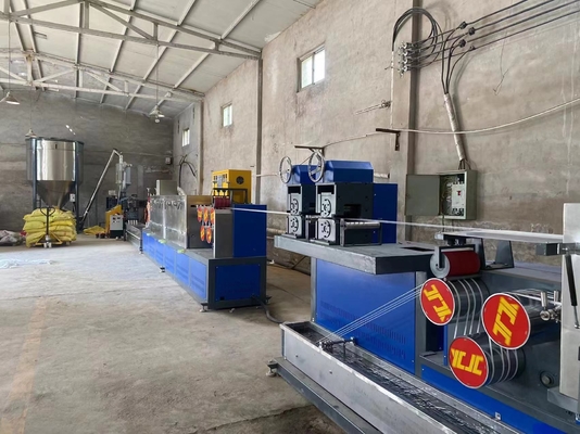 Dauerhafte PP-Gürtelmachmaschine mit ein- oder zweischraubender Spannung