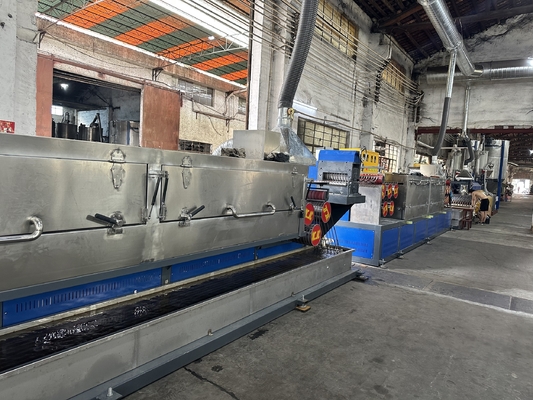 Maschine zur Herstellung von Polypropylen-Gürteln für Recyclingmaterial und Maschine zur Herstellung von Polypropylen-Gürteln aus 5-19 mm-PP - Automatisierung