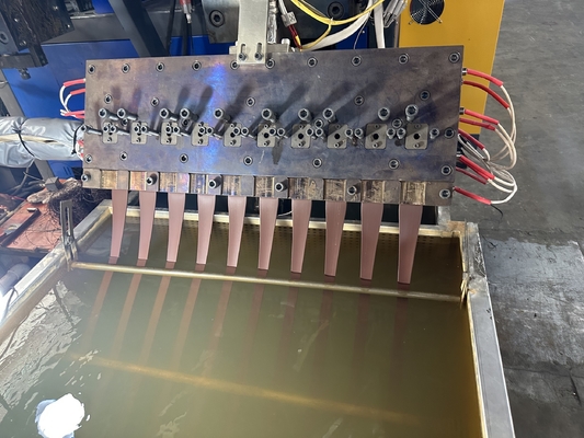 Einzelschraubende PP-Gürtelmachmaschine 1 bis 4 Polypropylen-Gürtel Extrusionslinie Einfache Bedienung und Wartung PP-Gürtel