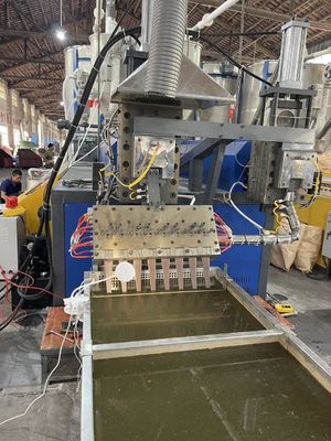 PP-Streifenband Extrusionslinie Kunststoffbandmachmaschine mit PLC-Steuerung