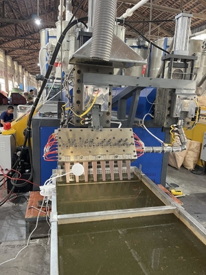 Einzelschraubende PP-Streifenband Extrusionslinie PP-Streifenmachine PP-Streifenmachine mit 1 bis 4 extrudierten Bänder