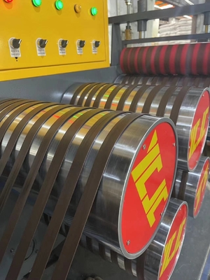Einzelschraubende PP-Gürtelmachmaschine 1 bis 4 Polypropylen-Gürtel Extrusionslinie Einfache Bedienung und Wartung PP-Gürtel