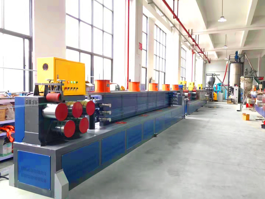 Breite 5-19 mm PET-Streifen-Extrusionslinie Dual Servomotor Hochleistungs-PET-Streifen-Windler