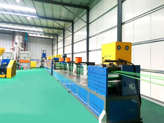 PET-Umreifungsband-Herstellungsmaschine 9–25 mm PET-Verpackungsband-Produktionsmaschine mit SPS-Steuerungssystem.
