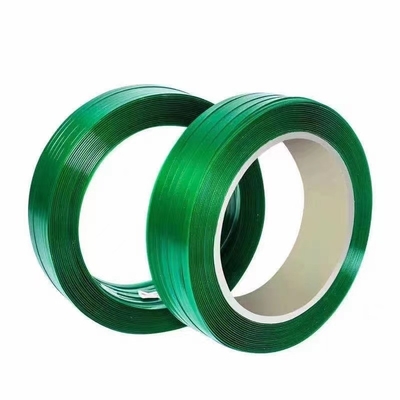 Grüne Farbe-HAUSTIER Verpackenbügel-manueller Gebrauch und Maschinen-Gebrauch 9-25mm