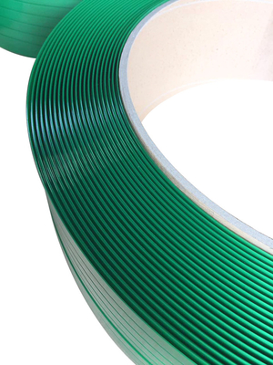 Grüner Polyester-Packband 9-27 mm Breite und 0,5-1,27 mm Dicke