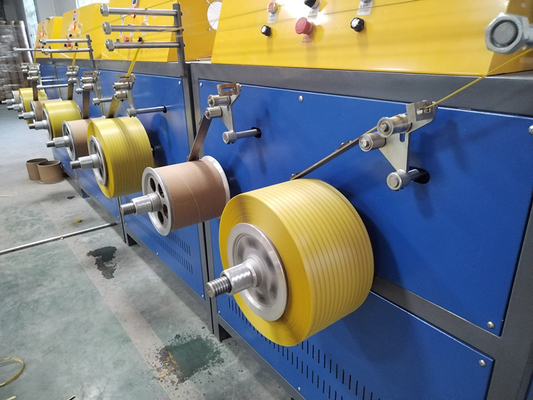 180-200 kg/h PP-Streifenband-Extrusionsmaschine mit PLC-Programm-Steuerung