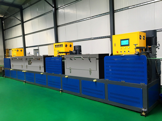 Weiterentwickelte Technologie PET Strap Making Machine PLC Computer Touchscreen Steuerung