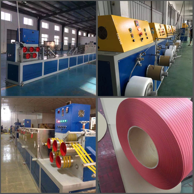 Hohe Festigkeit und hohe Spannung PP-Gurt-Packing-Gürtel automatische Wicklung und Extrusions-Ausrüstung 6000KGS/24h