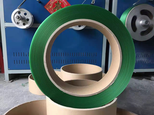 Effiziente PET-Streifen-Produktionslinie für 406*150mm Papierkern-Spezifikation 280 Reduktor