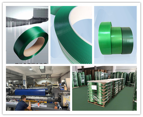 Verwendung von PET-Streifenbanden Produktionslinie 6 Strips Ausgabe 600 kg/h für Verpackungsmaterial