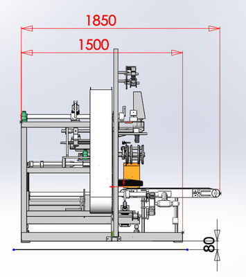 Kunststoffmaschinen 5-15mm PP-Umreifungsband-Produktionslinie PP-Extrusionsausrüstung für vollautomatische Wickelmaschine