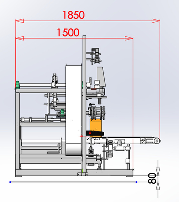 Maschinen und Geräte für Kunststoffe PP-Streifen-Produktionslinie PP-Extrusionsgeräte für vollautomatische Wickelmaschinen