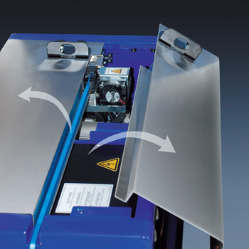 Effiziente Box-Strapping-Maschine mit DC-Motorantrieb und anpassbarer Kühlzeit