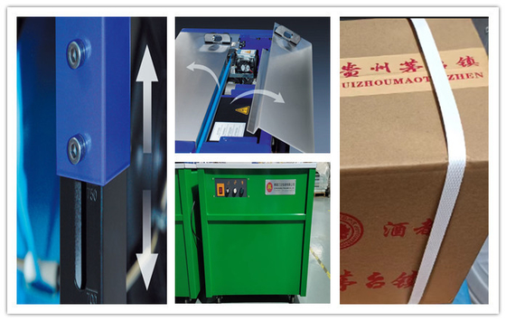 High-End-Friction-Fusion-Technologie Box-Strapping-Maschine für die hocheffiziente Verpackung Desktop-Strapping-Maschine