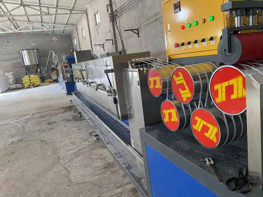 CE PP-Streifenband-Extrusionslinie mit einer Kapazität von 5,7 Tonnen pro Tag für die Großproduktion