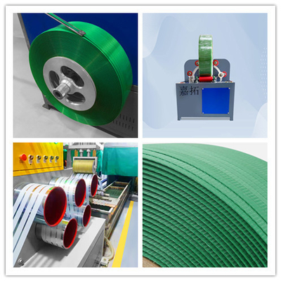 100% recycelte Flaschenflocken Material PET-Gürtel Herstellungsmaschine Dauerhafte Konstruktion
