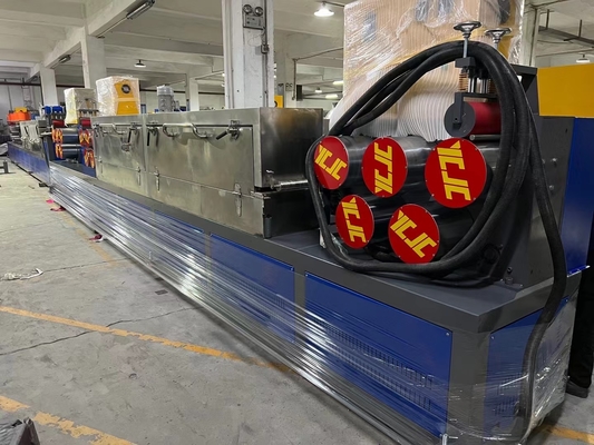 Automatische Wickelmaschine zum Herstellen von PET-Gürteln mit Schneider-Schalter