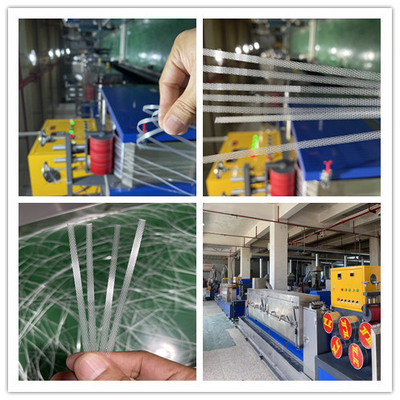 PP-Streifenband Extrusionslinie Kunststoffbandmachmaschine mit PLC-Steuerung