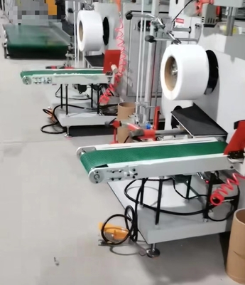 Vollautomatische Bandwickelmaschine mit Touchscreen-Steuerung, Servowickler, automatische Rückwicklung